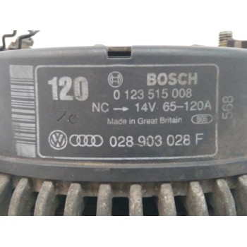 Recambio de alternador para audi a4 berlina (b5) 1.9 tdi referencia OEM IAM 028903028F 0123512008 120A