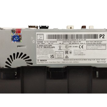 Recambio de pantalla multifuncion para nissan qashqai iii (j12) 1.3 dig-t referencia OEM IAM 9595AAIVIL42P0 YBN-AIVIL42P0 9595A-