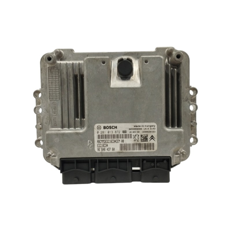 Recambio de centralita motor uce para citroën c3 picasso 1.6 16v hdi referencia OEM IAM 9664843780 0281013872 9653958980