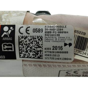Recambio de airbag cortina delantero derecho para opel crossland x 1.2 referencia OEM IAM 34216413B  