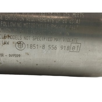 Recambio de tubo de escape para bmw c 650 gt c 650 gt referencia OEM IAM 18518556918 SILENCIADOR TRASERO 