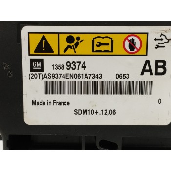 Recambio de centralita airbag para opel astra j gtc sportive referencia OEM IAM 13589374  