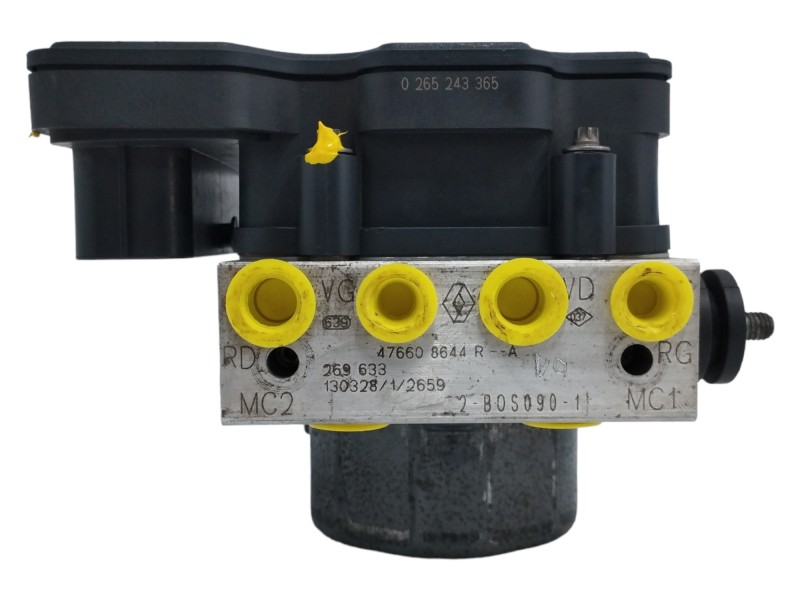 Recambio de abs para renault clio iv 1.5 dci diesel fap referencia OEM IAM 476608644R 0265243365 Recambio de abs para renault clio iv 1.5 dci diesel fap referencia OEM IAM 476608644R 0265243365