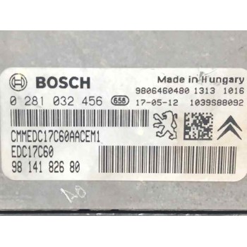 Recambio de centralita motor uce para peugeot 308 ii (lb_, lp_, lw_, lh_, l3_) 1.6 hdi 100 referencia OEM IAM 9814182680 0281032