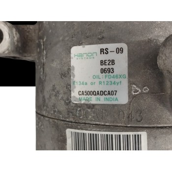 Recambio de compresor aire acondicionado para hyundai i10 1.0 cat referencia OEM IAM CA500QADCA07  