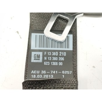 Recambio de cinturon seguridad trasero izquierdo para opel astra j gtc sportive referencia OEM IAM 13380210 13380206 