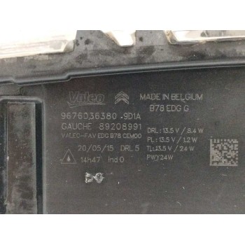 Recambio de piloto delantero izquierdo para citroën c4 picasso 1.6 blue-hdi fap referencia OEM IAM 9676036380  