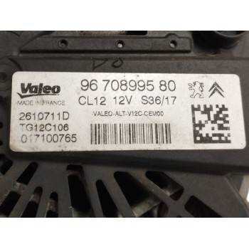 Recambio de alternador para opel crossland x 1.2 referencia OEM IAM 9670899580 CL12 TG12C106