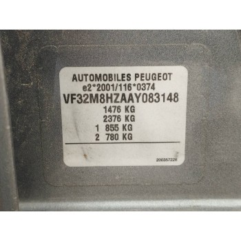 Recambio de carroceria corte para peugeot 206+ 1.4 hdi referencia OEM IAM   