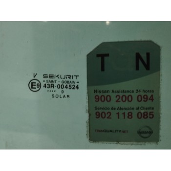 Recambio de luna trasera derecha para nissan terrano/terrano.ii (r20) ve (5-ptas.) referencia OEM IAM   