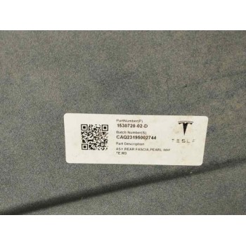 Recambio de paragolpes trasero para tesla model 3 ev referencia OEM IAM 1530720 OBSERVAR FOTOS 
