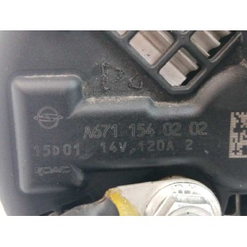Recambio de alternador para ssangyong rexton 2.2 td cat referencia OEM IAM A6711540202 120A 