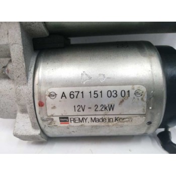 Recambio de motor arranque para ssangyong rexton 2.2 td cat referencia OEM IAM A6711510301  