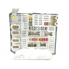 Recambio de caja reles / fusibles para renault megane ii berlina 5p 1.5 dci diesel referencia OEM IAM 8200481866 5191580A8 