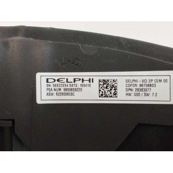 Recambio de mando volante para citroën c4 picasso 1.6 blue-hdi fap referencia OEM IAM 98096592ZD  