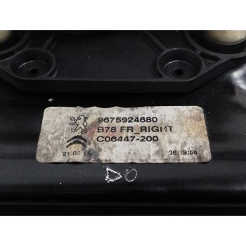 Recambio de elevalunas delantero derecho para citroën c4 picasso 1.6 blue-hdi fap referencia OEM IAM 9675924680 9675288880 