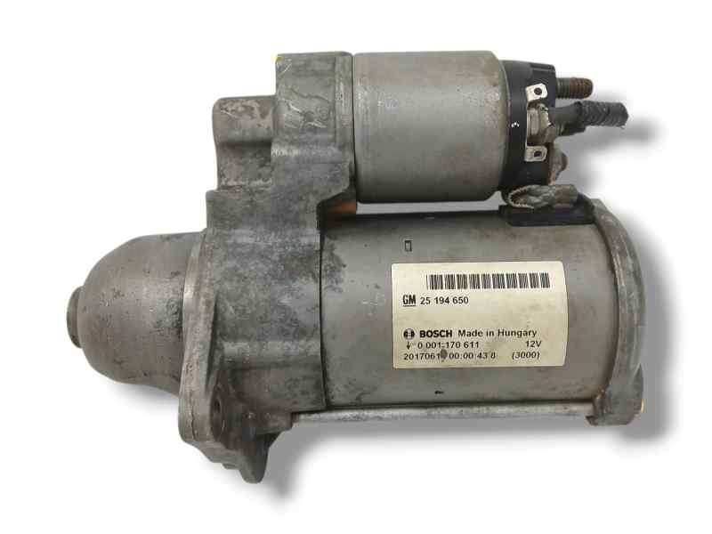 Recambio de motor arranque para opel mokka x (j13) 1.4 (_76) referencia OEM IAM 25194650 0001170611 Recambio de motor arranque para opel mokka x (j13) 1.4 (_76) referencia OEM IAM 25194650 0001170611