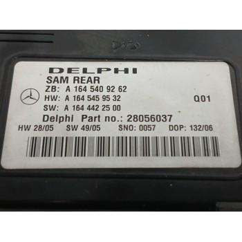 Recambio de modulo electronico para mercedes-benz clase r (w251) 3.0 cdi cat referencia OEM IAM A1645409262 A1645459532 28056037