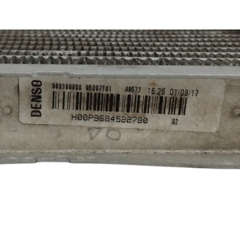 Recambio de radiador agua para opel crossland x 1.2 referencia OEM IAM 9684522780  