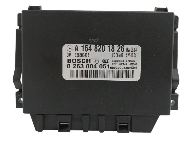Recambio de modulo electronico para mercedes-benz clase r (w251) 3.0 cdi cat referencia OEM IAM A1648201826 0263004051 Recambio de modulo electronico para mercedes-benz clase r (w251) 3.0 cdi cat referencia OEM IAM A1648201826 0263004051