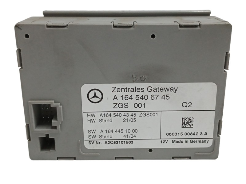 Recambio de modulo electronico para mercedes-benz clase r (w251) 3.0 cdi cat referencia OEM IAM A1645406745 Recambio de modulo electronico para mercedes-benz clase r (w251) 3.0 cdi cat referencia OEM IAM A1645406745