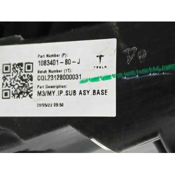 Recambio de salpicadero para tesla model 3 ev referencia OEM IAM 108340180J  