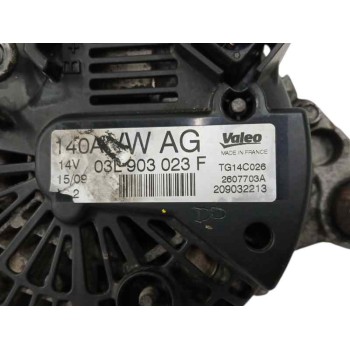 Recambio de alternador para volkswagen golf vi (5k1) 2.0 gtd referencia OEM IAM 03L903023F 140A 