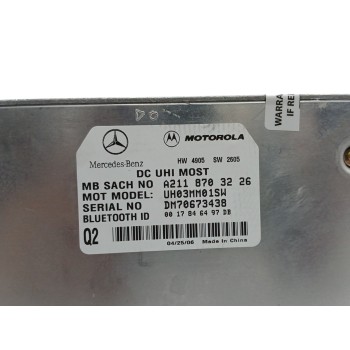 Recambio de modulo electronico para mercedes-benz clase r (w251) 3.0 cdi cat referencia OEM IAM A2118703226  