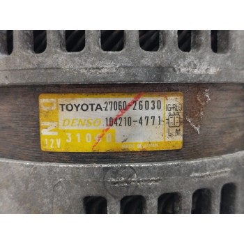 Recambio de alternador para lexus is200 (ds2/is2) 2.2 d-cat referencia OEM IAM 2706026030 1042104771 