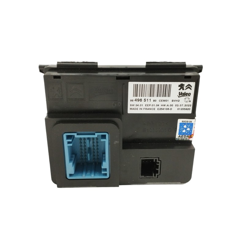 Recambio de modulo electronico para toyota proace city furgoneta/monovolumen (bpz_) 1.5 d-4d 100 (bpzmd) referencia OEM IAM 9849