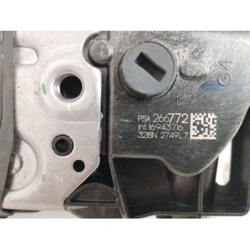 Recambio de cerradura puerta trasera izquierda para citroën c3 aircross 1.2 12v e-thp referencia OEM IAM PSA266772 266772 