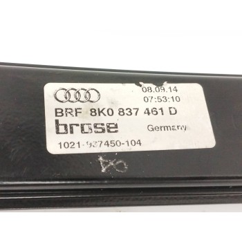 Recambio de elevalunas delantero izquierdo para audi a4 ber. (b8) 2.0 16v tdi referencia OEM IAM 8K0837461D 8K0959801A 