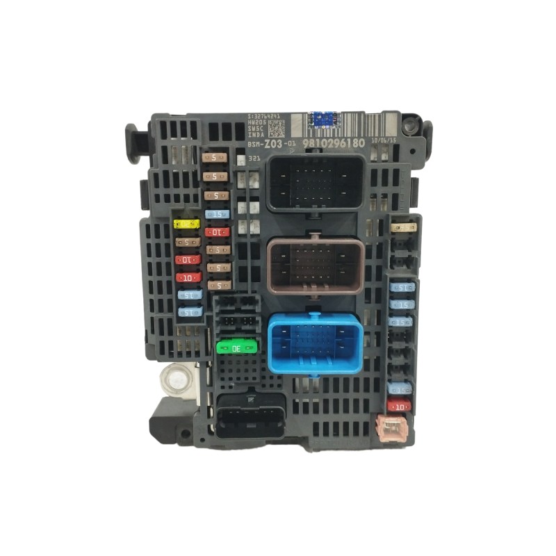 Recambio de caja reles / fusibles para citroën c4 picasso 1.6 blue-hdi fap referencia OEM IAM 9810296180 SOPORTE DAÑADO 