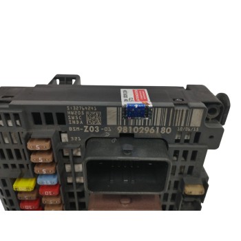 Recambio de caja reles / fusibles para citroën c4 picasso 1.6 blue-hdi fap referencia OEM IAM 9810296180 SOPORTE DAÑADO 