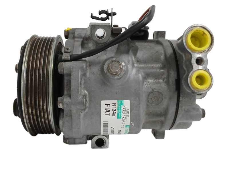 Recambio de compresor aire acondicionado para fiat grande punto (199) 1.3 16v jtd cat referencia OEM IAM 51803075 SD6V12 