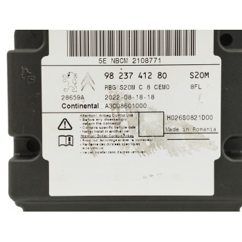 Recambio de centralita airbag para toyota proace city furgoneta/monovolumen (bpz_) 1.5 d-4d 100 (bpzmd) referencia OEM IAM 98237