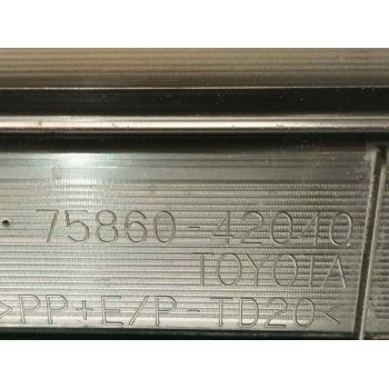 Recambio de faldon lateral para toyota bz4x (_eam1_) ev (xeam10) referencia OEM IAM 7586042040 LADO IZQUIERDO 