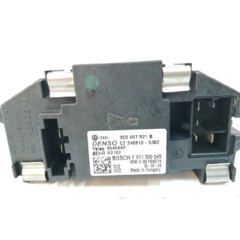 Recambio de resistencia calefaccion para seat leon (1p1) 1.9 tdi referencia OEM IAM 3C0907521B F011500045 