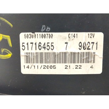 Recambio de cuadro instrumentos para fiat grande punto (199) 1.3 16v jtd cat referencia OEM IAM 51716455 503001100700 