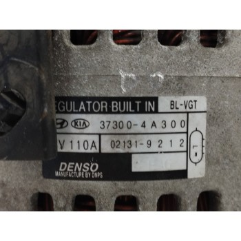 Recambio de alternador para kia sorento 2.5 crdi referencia OEM IAM 373004A300 110A 021319212