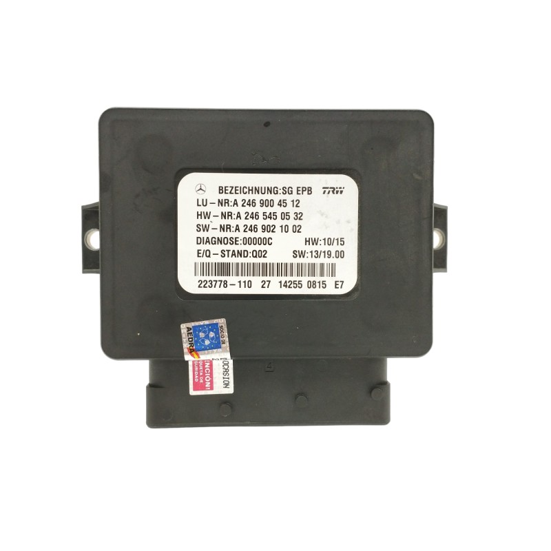 Recambio de modulo electronico para mercedes-benz clase a (w176) a 180 cdi / d (176.012) referencia OEM IAM A2469004512  