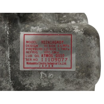 Recambio de compresor aire acondicionado para mazda 3 berlina (bk) 1.6 16v cat referencia OEM IAM H12A1AG4DY HFC134A 