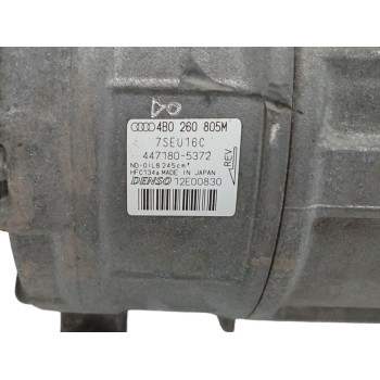 Recambio de compresor aire acondicionado para audi a6 berlina (4b2) 1.9 tdi referencia OEM IAM 4B0260805M 4471805372 