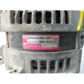Recambio de alternador para toyota rav 4 iv (_a4_) 2.2 d 4wd (ala49) referencia OEM IAM 2706026081 1042118121 31081