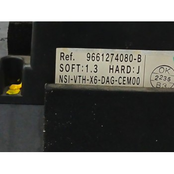 Recambio de cuadro instrumentos para citroën c6 (td_) 2.7 hdi referencia OEM IAM 9661274080 PROYECTOR 