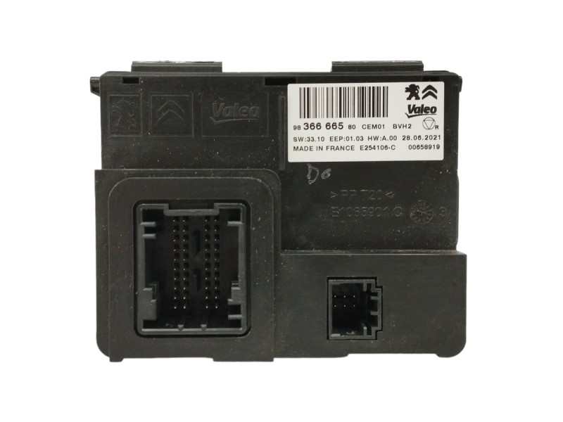 Recambio de modulo electronico para citroën berlingo furgón 1.5 blue-hdi fap referencia OEM IAM 9836666580  