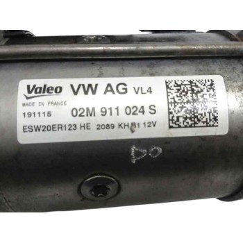 Recambio de motor arranque para volkswagen vw golf vii (5g1, bq1, be1, be2) 2.0 tdi referencia OEM IAM 02M911024S  