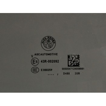 Recambio de luna trasera izquierda para alfa romeo giulia (952) 2.0 turbo cat referencia OEM IAM   