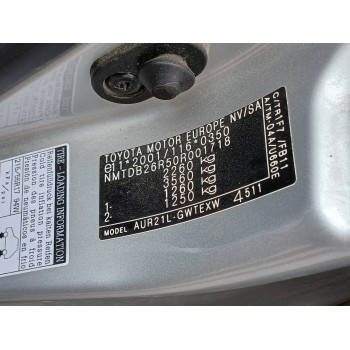 Recambio de carroceria corte para toyota corolla verso (r1) 2.2 d-cat referencia OEM IAM   