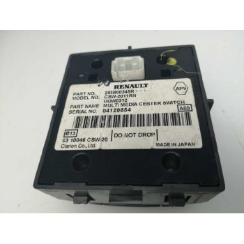 Recambio de mando multifuncion para renault megane iii coupe dynamique referencia OEM IAM 253B00345R CSW2011RN 
